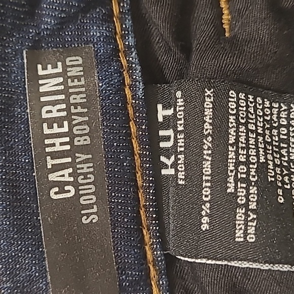 Kut from the Kloth Catherine Boyfriend medium wash midrise straight leg jeans - Picture 9 of 10